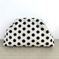 Polka Dot Knitted Kiss-Lock Clutch Bag
