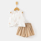 Baby Girl Vest Shorts Two Piece Set