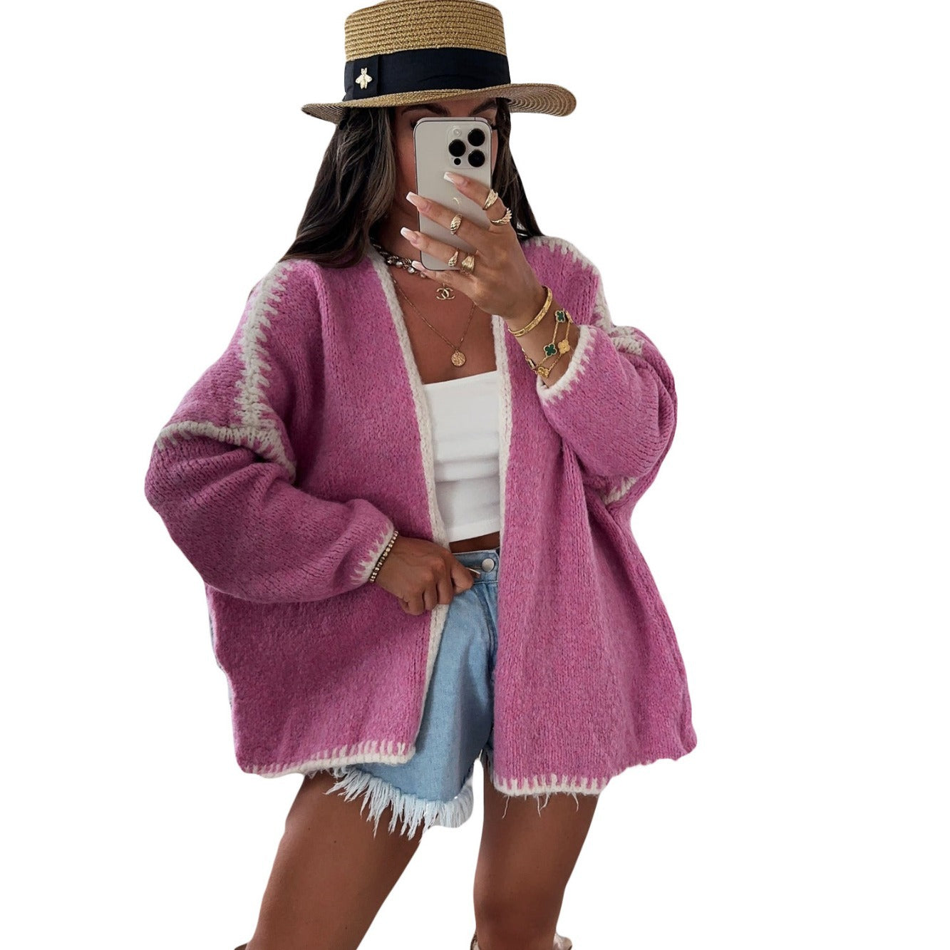 Knitted Sweater Jacket