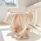 Custom Personalized Ruffle Baby Blanket