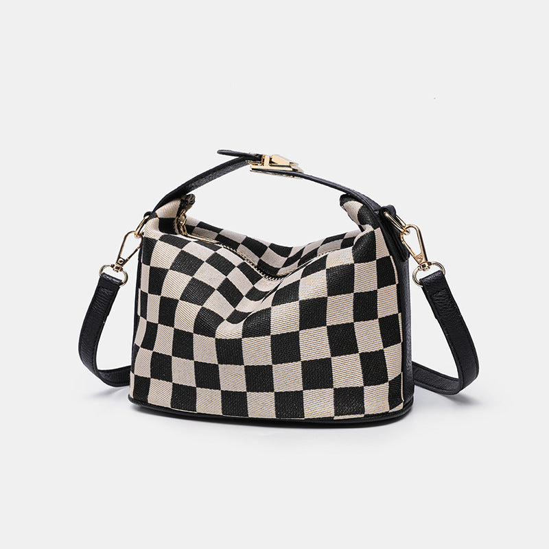 Checkered Crossbody Bag