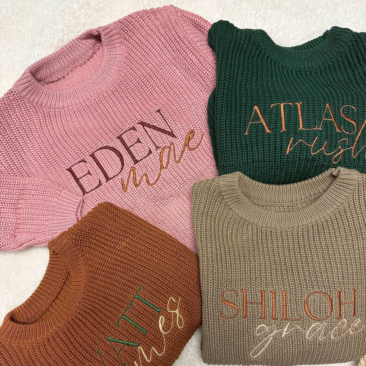 Custom Chunky Knit Oversized Sweater