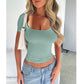 Crew Neck Short Sleeve T-shirt
