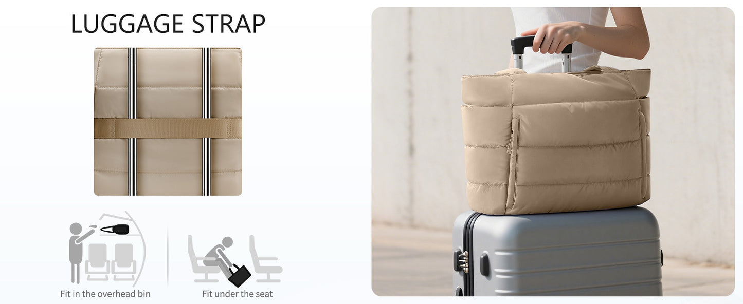 All In One Puffer Tote