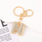 Cute Initial Letter Keychain Backpack Charms