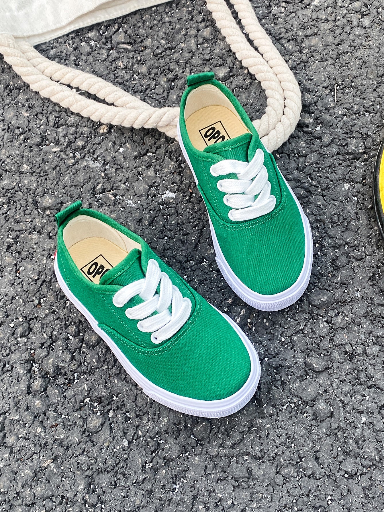 Kid's Canvas Lace-up Shoes