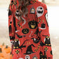 Halloween Print Cardigan