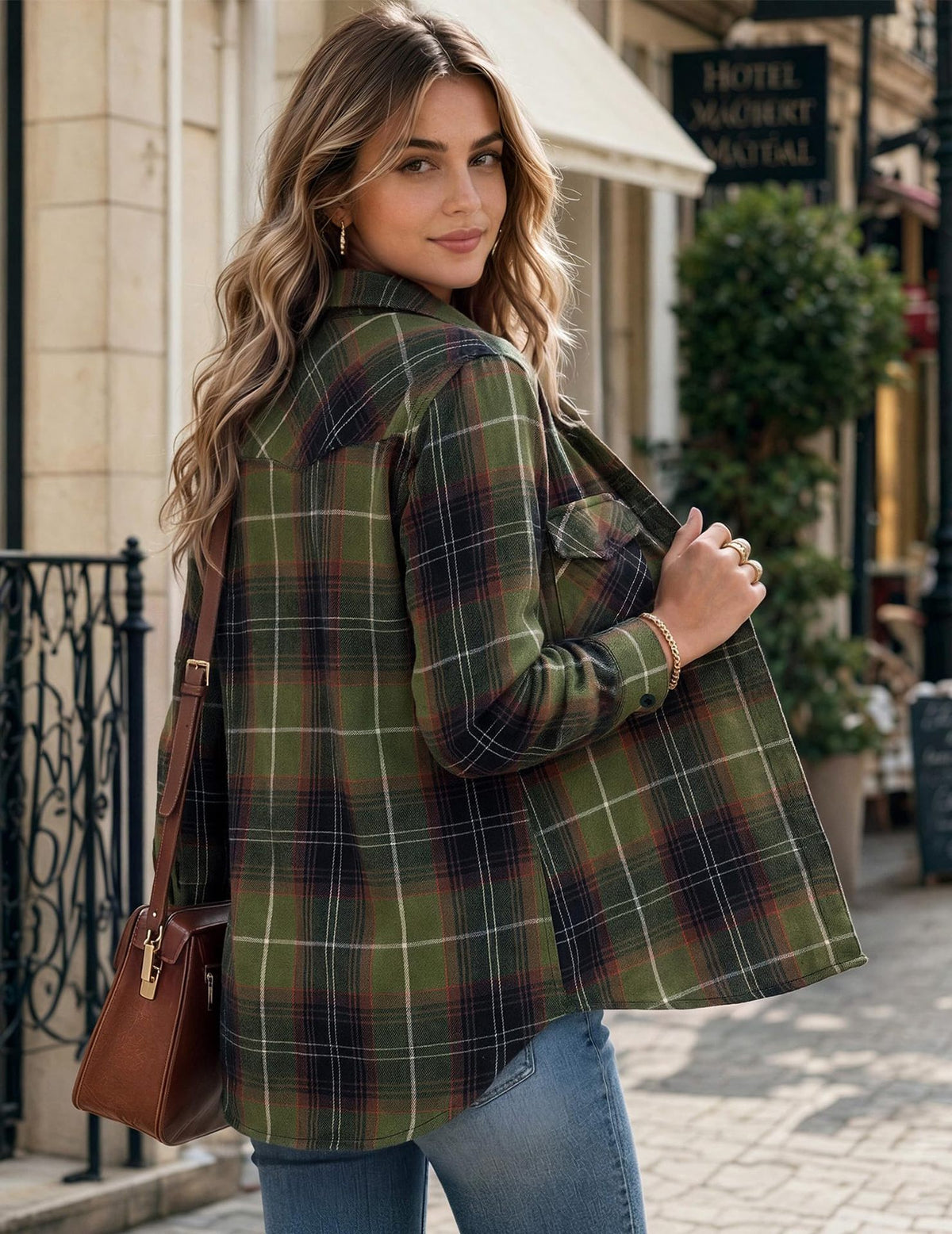 Long Sleeve Plaid Shirt