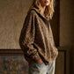 Leopard Rosette Top
