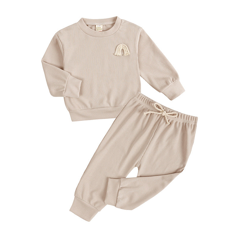 Infant Pit Strip Suit Children's Two-piece Set
