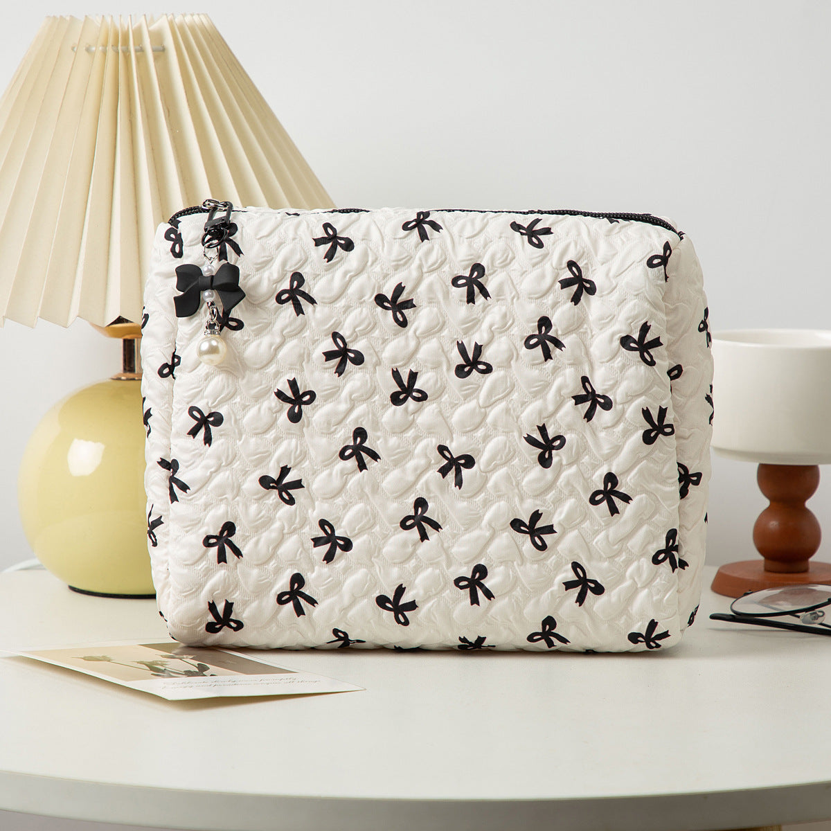 Y2K Quilted Puffy Makeup Bag