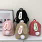 Custom Cute Plush Embroidery Bag