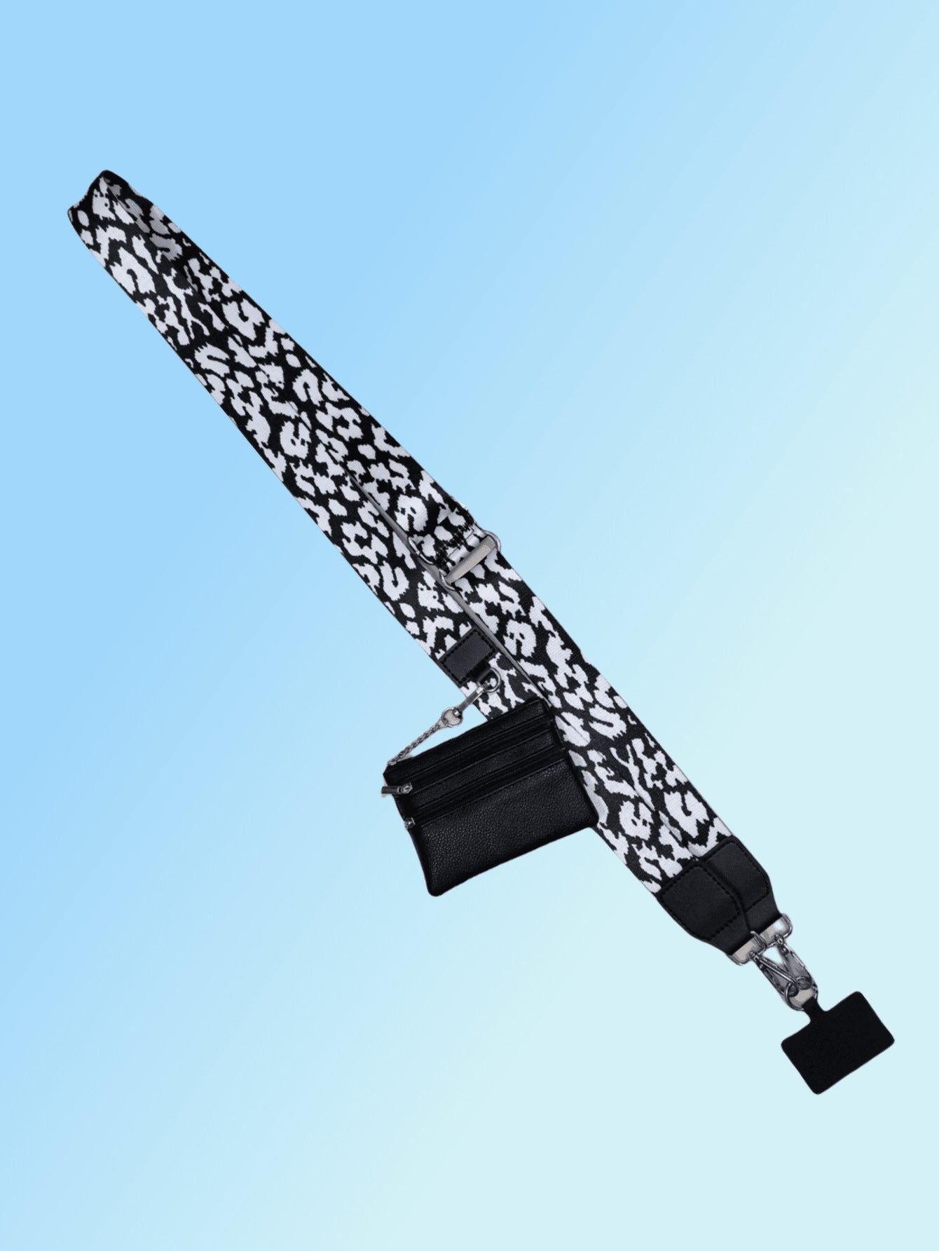 Phone Strap with Zppered Pouch