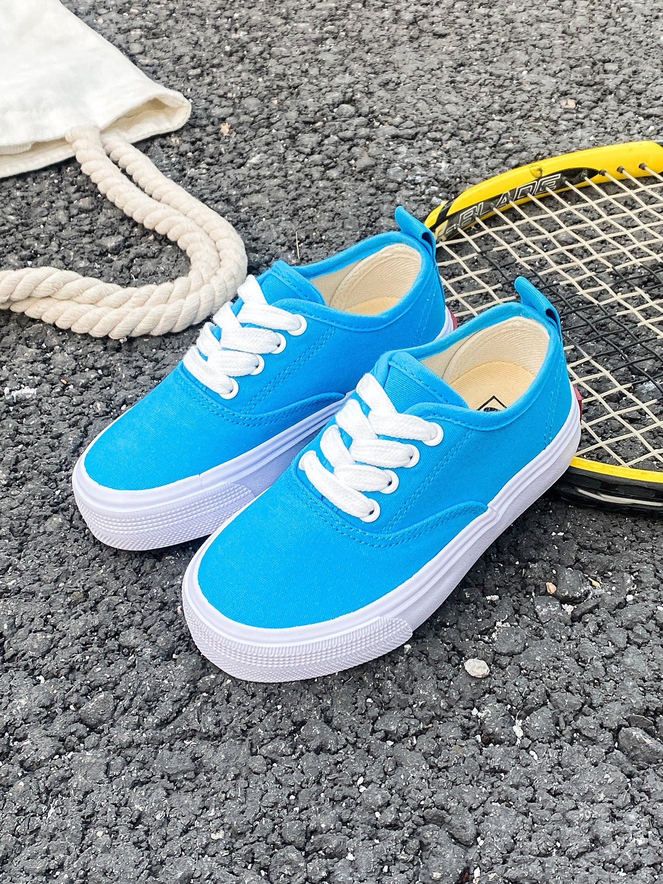 Kid's Canvas Lace-up Shoes