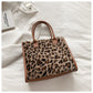 Leopard Plush Cow tote