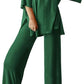 Loose T Side Pocket Sleepwear Set