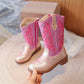 Children's Embroidered Western Boots