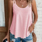 Round Neck Jacquard Tank Top-10 Colors