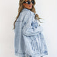 Trendy Oversized Denim Jacket for Women