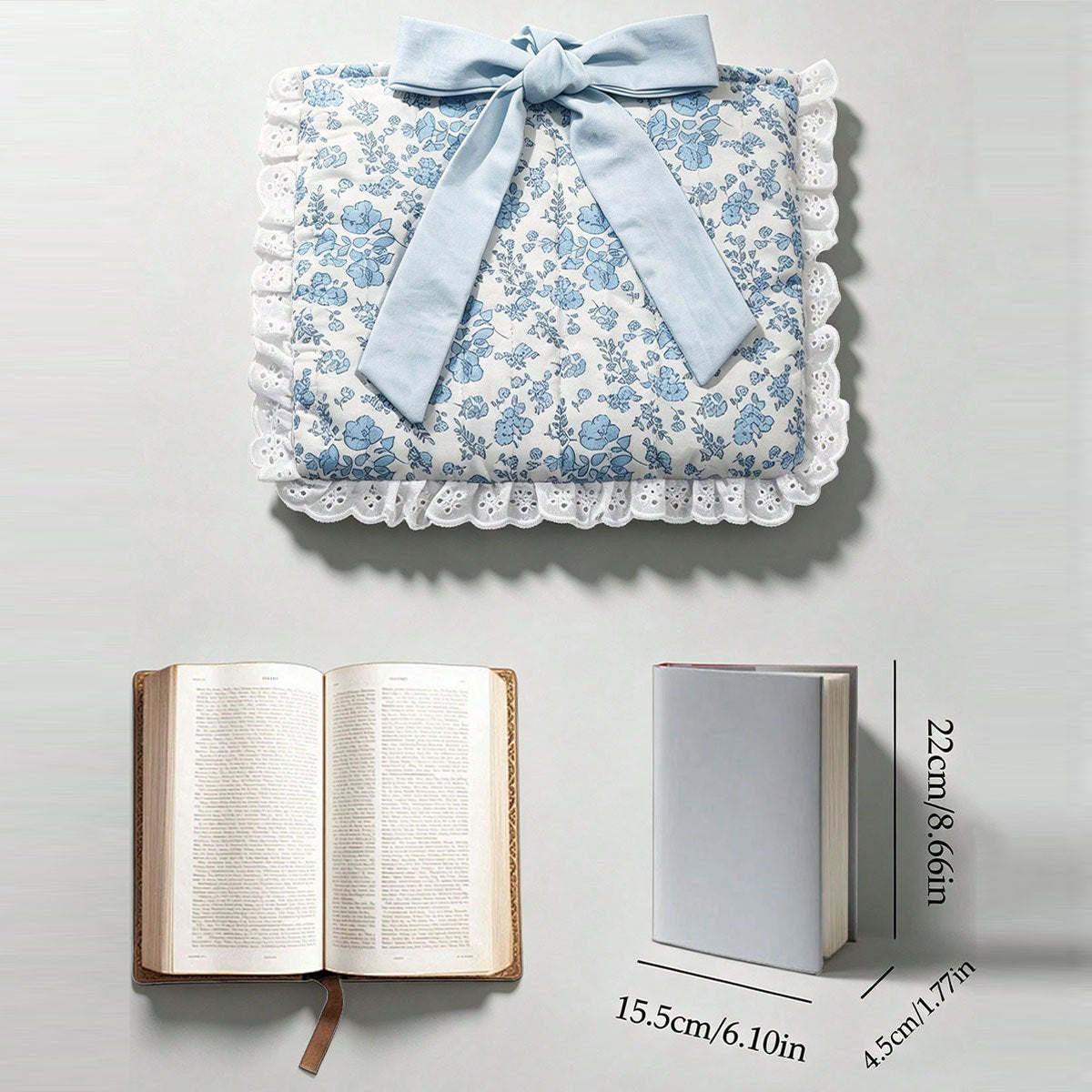 Lace Quilted Bible Bag