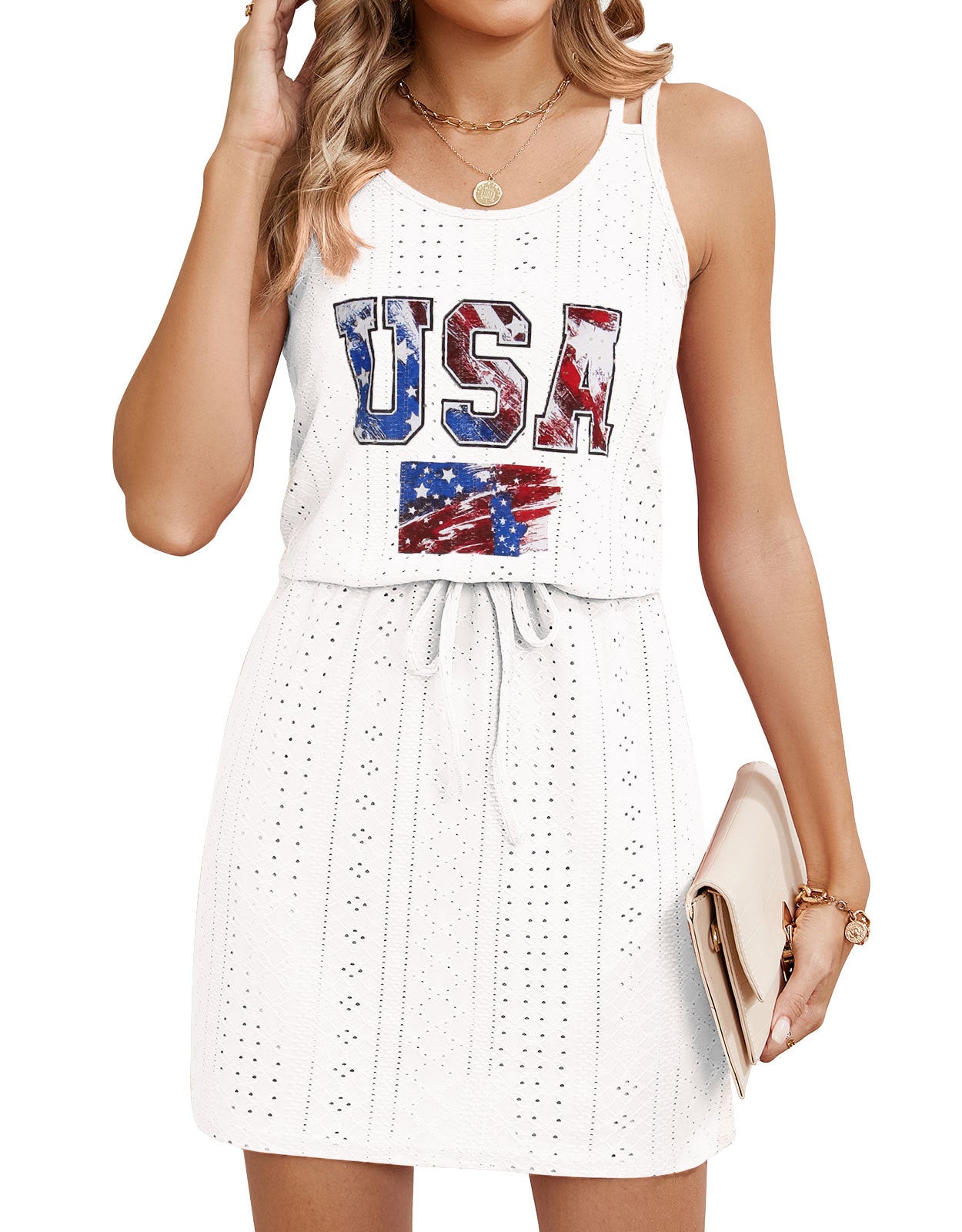 Swimsuit with Thin Shoulder Straps Bohemian Summer Dress