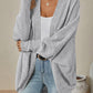 Knitted Batwing Sleeve Cardigan