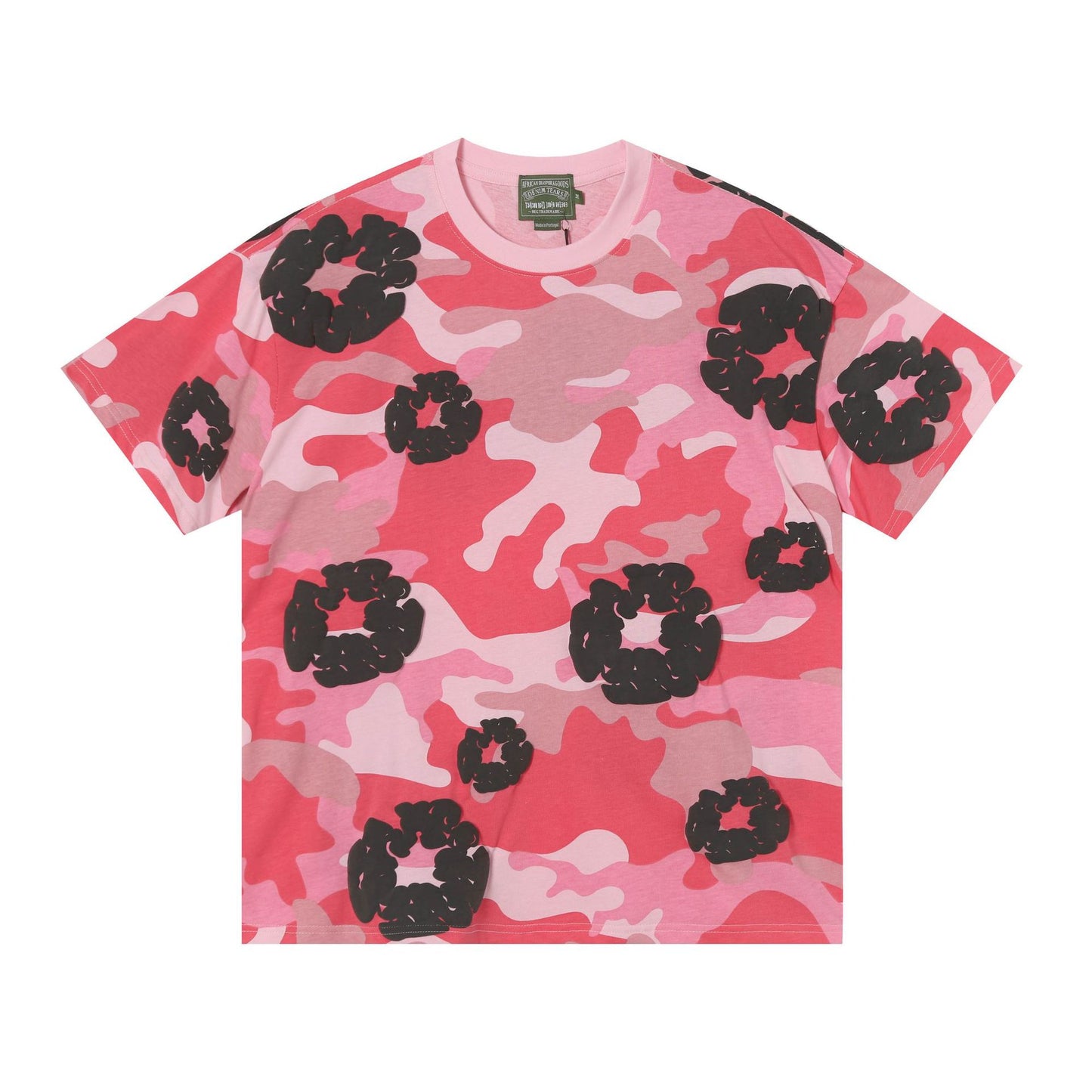 Printed Camouflage Short Sleeve