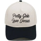 Embroidered Pretty Girls Love Jesus Baseball Cap