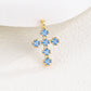 Zircon Cross Necklace