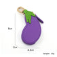 Cute Embroidered Leather Fruit-Shaped Chili Pepper Coin Purse