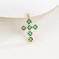 Zircon Cross Necklace