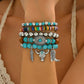 Turquoise Beaded Bracelet(MOQ:2)