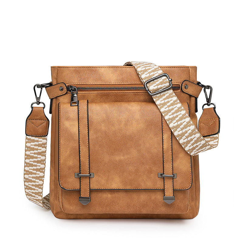 Women's shoulder bag multi-pocket bucket bag crossbody bag