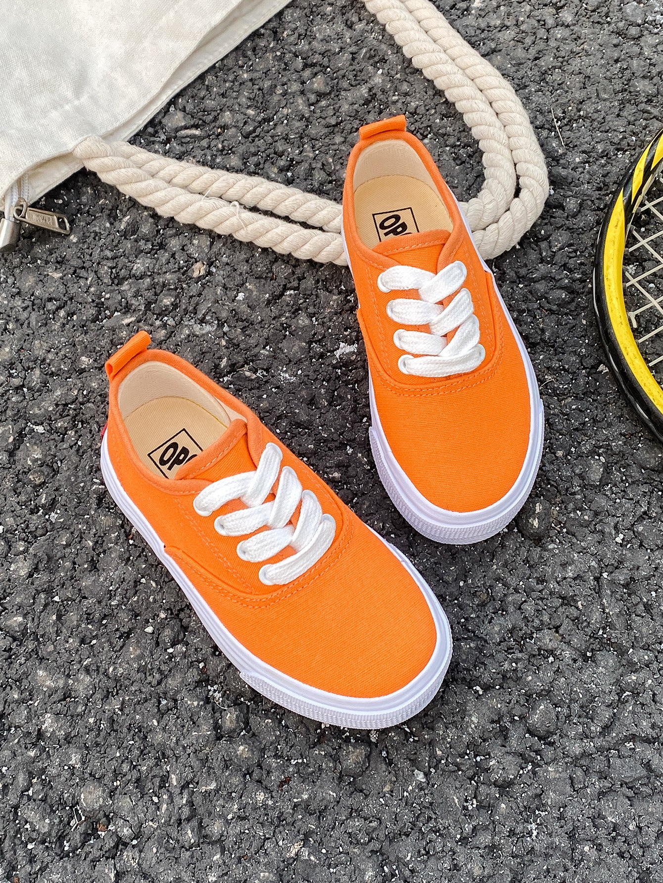 Kid's Canvas Lace-up Shoes