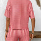 Stripe Crewneck Lounge Set