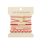 Boho 2-in-1 Hair Tie & Bracelet Set (5-Piece Pack)