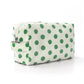 Durable PVC Polka Dot Leopard Print Makeup Bag