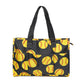 Ball Sports Print Multi-Pocket Utility Tote Bag