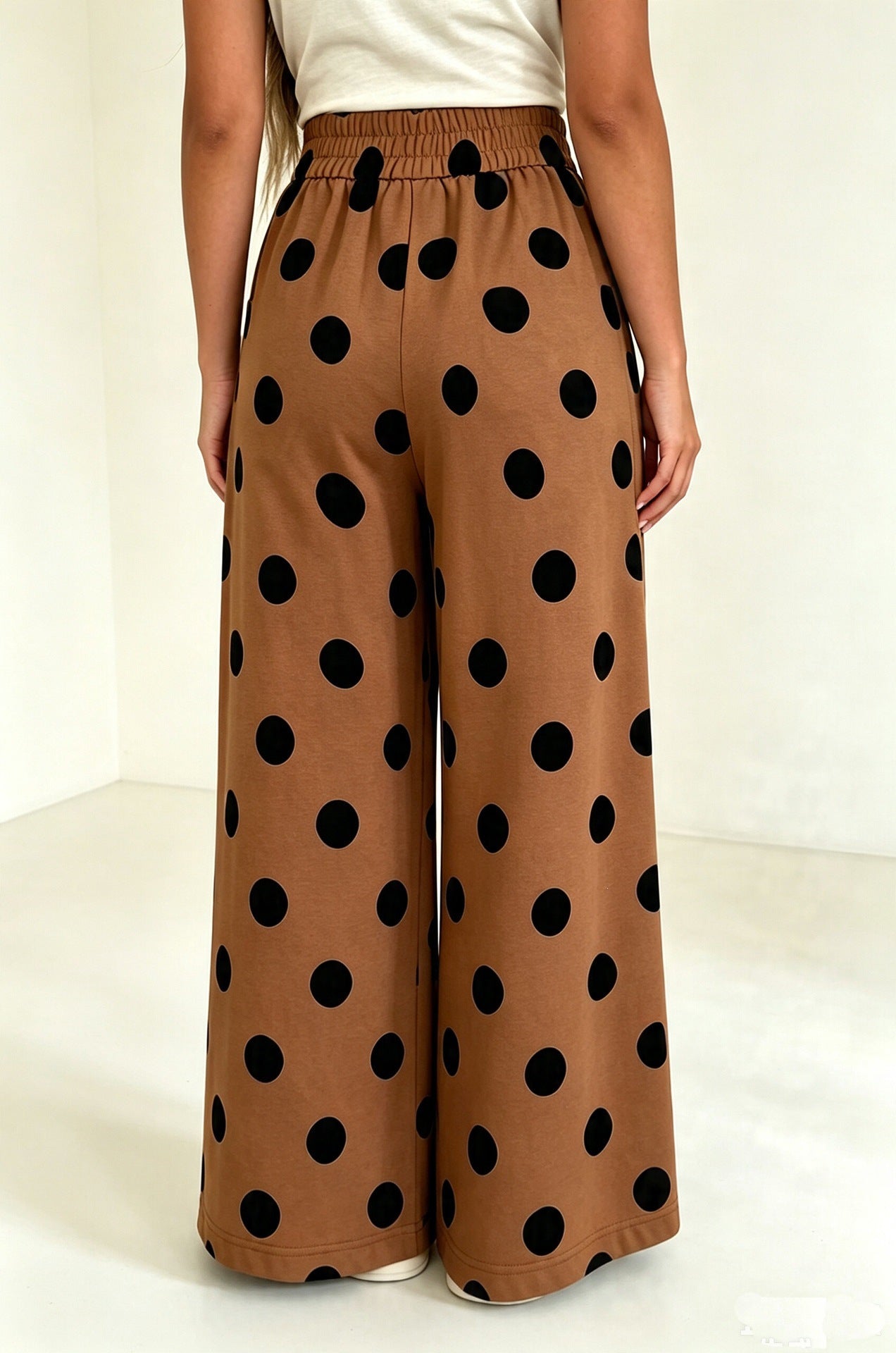 Polka Dot Wide Leg Pants