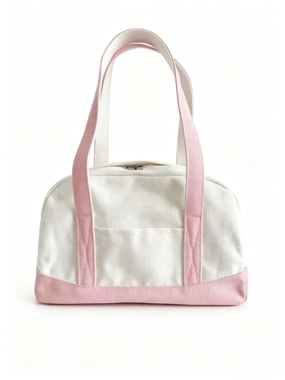 Personalized Embroidered Monogram Canvas Tote