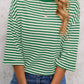 Striped Back Bow Tie T-Shirt