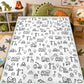 DIY Coloring Blanket
