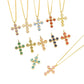 Zircon Cross Necklace