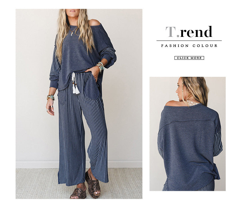Stripe Lounge Set