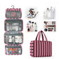 Foldable Hanging Toiletry Bag Wet & Dry Separation Cosmetic Organizer