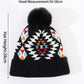 Ladies  Print Thermal Knit Hat