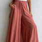 Wide Leg High Waist Trousers