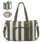 Nautical Multi-Pocket Large Capacity Beach Tote