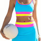 Neon Wave Swim Set