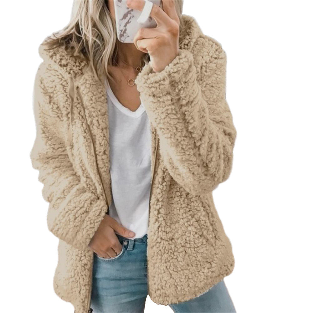 Hooded Woolen Top Coat
